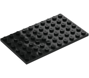 LEGO Schwarz Platte 6 x 10 (3033)