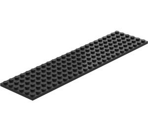 LEGO Noir assiette 6 x 24 (3026)