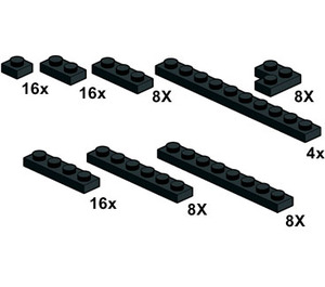LEGO Zwart Plates 10061