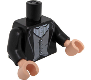 LEGO Negro Profesor/Profesora Filius Flitwick Minifigura Torso (973 / 88585)