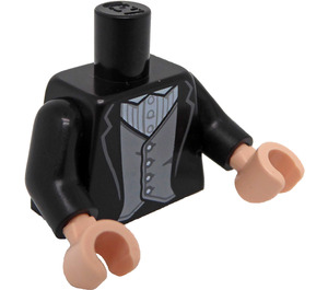 LEGO Black Professor Filius Flitwick Minifig Torso (973 / 88585)