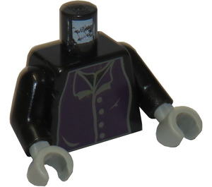 LEGO Schwarz Professor Snape Torso (973)