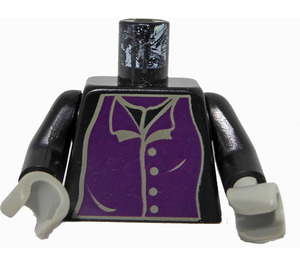 LEGO Schwarz Professor Snape Torso (973 / 73403)