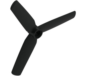 LEGO Schwarz Propeller 3 Klinge 9 Durchmesser ohne vertieftes Zentrum (15790 / 30332)