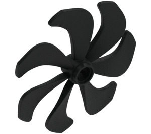 LEGO Black Propeller 7 Blade 6 Diameter (87751)