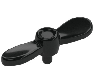 LEGO Black Propeller with Small Pin (54568)