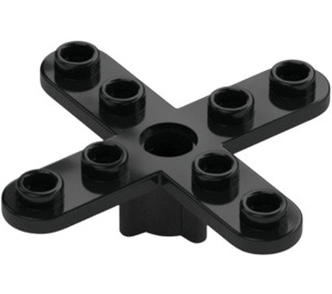 LEGO Black Propellor 4 Blade 5 Diameter with Closed Connector (67737)