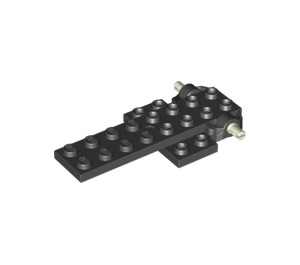 LEGO Black Pullback Motor 4 x 8 x 0.7 (10039)