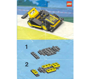 LEGO Schwarz Race Auto 1631 Instructions