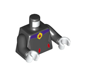 LEGO Schwarz Raven Minifig Torso (973 / 76382)