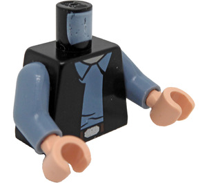 LEGO Schwarz Rebel Trooper Torso (973 / 76382)