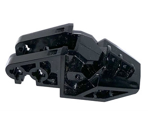 LEGO Black Ridged Head / Foot 3 x 6 x 1.6 (32165)