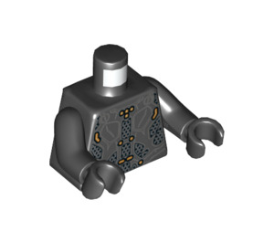 LEGO Black Rinzler Minifig Torso (973 / 76382)