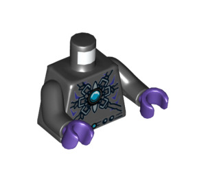 LEGO Noir Rizzo avec Argent Épaule Armor et Chi Torse (973 / 76382)