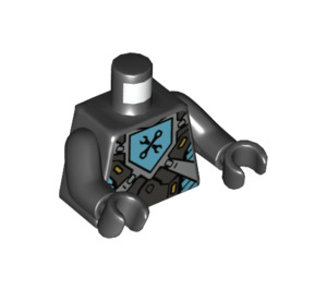 LEGO Schwarz Robin Minifig Torso (973 / 76382)