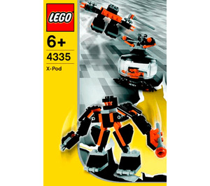 LEGO Schwarz Roboter Pod 4335 Instructions