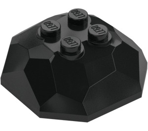 LEGO Black Rock 4 x 4 x 1.3 Top (30293 / 42284)