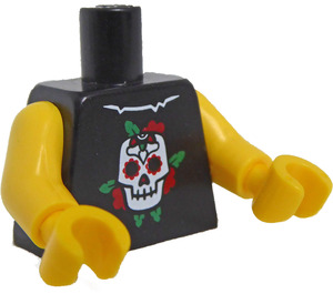 LEGO Black Rock Band Drummer Torso (973 / 88585)