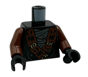 LEGO Black Rox Minifig Torso (973 / 76382) | Brick Owl - LEGO Marketplace