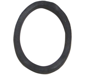 LEGO Black Rubber Band 15 mm Square Cut  (22966 / 23229)