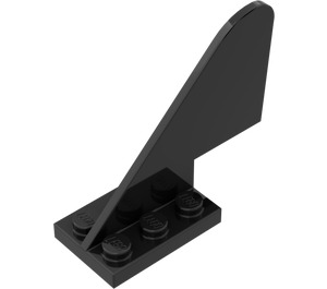 LEGO Black Rudder 2 x 5 x 3.7 (3587)