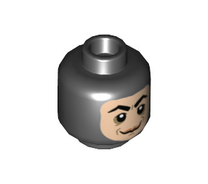 LEGO Noir Screenslaver Minifigure Diriger (Goujon de sécurité) (3626 / 38183)