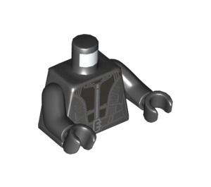 LEGO Black Selina Kyle Minifig Torso (973 / 76382)