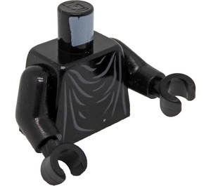 LEGO Czarny Shadow Strażnik Minifigurka Tułów (973 / 76382)