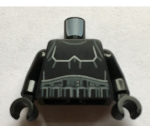 LEGO Zwart Shadow Trooper met Scowl Minifiguur Torso (973 / 76382)