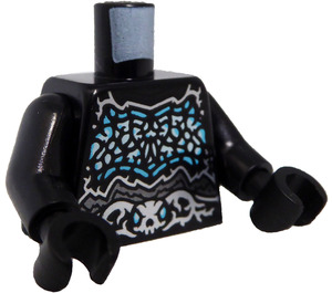 LEGO Black Shadow-Walker Minifig Torso (973 / 76382)