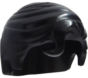 LEGO Noir Cheveux courts avec De Face Curl (76782 / 98726)