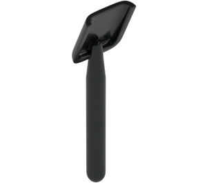 LEGO Black Shovel (Round Stem End) (3837)