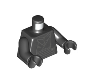 LEGO Noir Sith Infiltrator Darth Maul Torse avec Noir Bras et Noir Mains (973 / 76382)