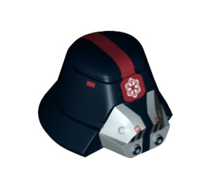 LEGO Black Sith Trooper Helmet with Red Stripe (11782)