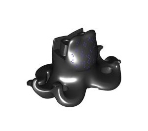 LEGO Schwarz Rock mit Tentacles mit Lila Dots (24793 / 102129)