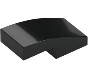 LEGO Black Slope 1 x 2 Curved (11477)