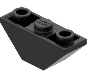 LEGO Svart Backe 1 x 3 (45°) Omvänd Dubbel (2341 / 18759)