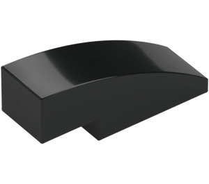 LEGO Black Slope 1 x 3 Curved (50950)