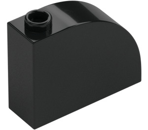 LEGO Black Slope 1 x 3 x 2 Curved (33243)