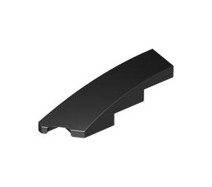 LEGO Black Slope 1 x 4 Angled Left (5415)