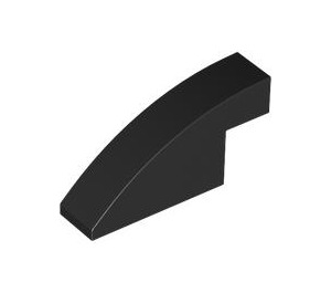 LEGO Black Slope 1 x 4 x 1.3 Curved (3573)