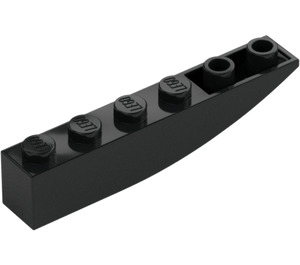 LEGO Black Slope 1 x 6 Curved Inverted (41763 / 42023)