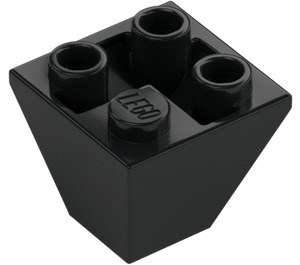 LEGO Black Slope 2 x 2 (45°) Inverted (3676)