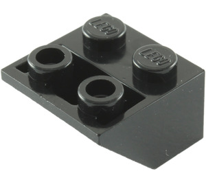 LEGO Black Slope 2 x 2 (45°) Inverted with Flat Spacer Underneath (3660)