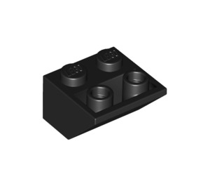 LEGO Noir Pente 2 x 2 (45°) Inversé avec entretoise de tube creux en dessous (76959)