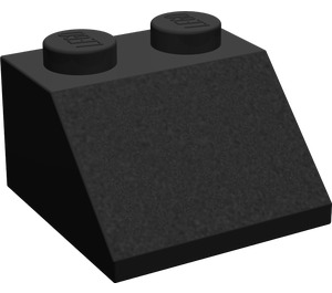 LEGO Noir Pente 2 x 2 (45°) avec Noir Grille (60186 / 69607)