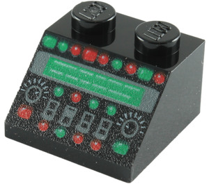 LEGO Noir Pente 2 x 2 (45°) avec Control Panneau (3039 / 86665)