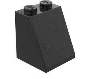 LEGO Zwart Helling 2 x 2 x 2 (65°) zonder buis aan de onderzijde (3678 / 45676)