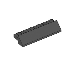 LEGO Black Slope 2 x 6 x 0.7 (45°) (2875)