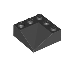 LEGO Noir Pente 3 x 3 (25°) Double Concave (99301)